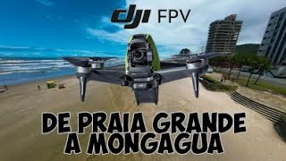 VOAMOS DA PRAIA GRANDE A MONGAGUÁ 2.5KM COM DJI FPV