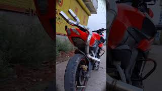 Double exhaust installation in pulsar/#shorts