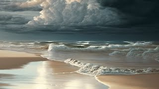 RELAXING OCEAN WAVES SOUNDS 2 - Black Screen, Water Sounds, Relaxing Sleep