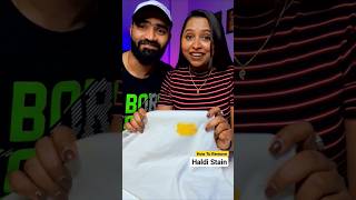 Permanent Solution For Haldi or Turmeric Stains #shorts