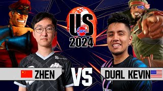 ZHEN (M.BISON) vs DUAL KEVIN (RASHID) Week 6 - Street Fighter League Pro-US -