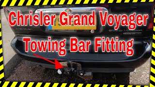 How To Fit A Tow Bar To A Chrysler Grand Voyager || 2005 stow n go