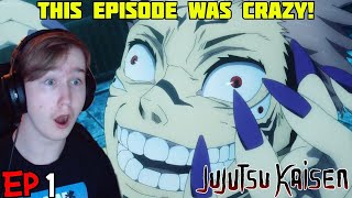 THIS EPISODE WAS CRAZY!! HE ATE A FINGER?? Jujutsu Kaisen Episode 1 Reaction 1