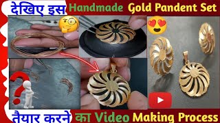 Handmade Pandent Set Design 😍  Making Process With Live Weight 😱  | Jewelry Making | Indian Jewelry