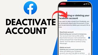 How to Deactivate Facebook Account