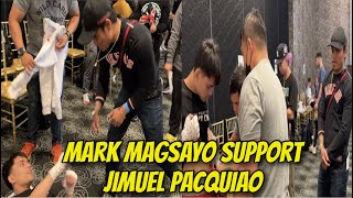 Mark Magsayo nag bigay supporta kay Jimuel Pacquiao