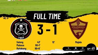 Highlights | Orlando Pirates 3-1 Stellenbosch fc #mtn8 #orlandopirates #stellenboschfc