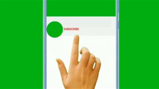 SUBSCRIBE BUTTON GREEN SCREEN EFFECT VIDEO