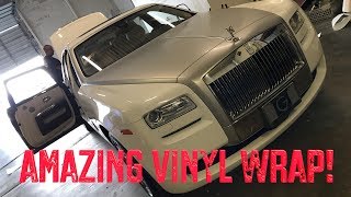 Rolls Royce Ghost: Must See Vinyl Wrap!