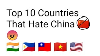 Top 10 Countries That Hate China | MalaysiaProChannel (2021)