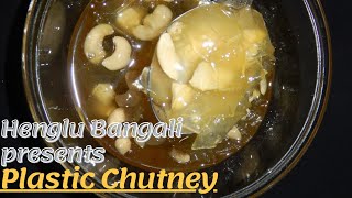 Plastic Chutney receipe-simple way of making with only 4 ingredients