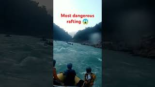 Rafting in Rishikesh #trending #shorts #vlog #travel #scary  #adventure #watersport #india #fun