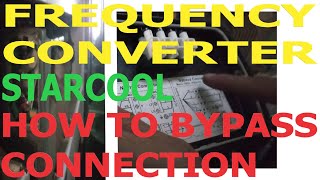 REEFER CONTAINER TRAINING HOW TO BYPASS STARCOOL FREQUENCY CONVERTER