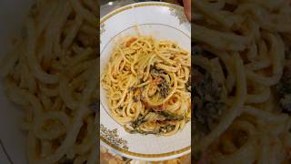 Krem Pendirli Spaqetti | Spaghetti with Cream Cheese | Спагетти с сливочным сыром