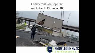 Rooftop Unit Installation in Repair | 𝐊𝐧𝐨𝐰𝐥𝐞𝐝𝐠𝐞 𝐇𝐕𝐀𝐂 𝐚𝐧𝐝 𝐑𝐞𝐟𝐫𝐢𝐠𝐞𝐫𝐚𝐭𝐢𝐨𝐧 𝐋𝐭𝐝