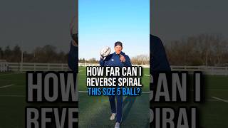 Reverse Spiral Rugby Kick 😱🌪🏉 Can you do it?