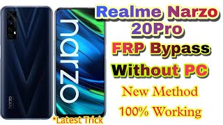 Realme Narzo 20Pro Rmx 2161 Google Account Frp Bypass Without PC Box 100% Working