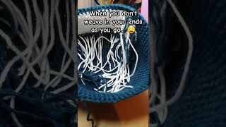 Don't you just hate that?😩 #crochet #yarn #amigurumi #crochetting #viral #knitting #shorts