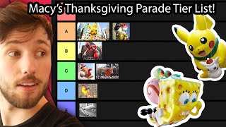 Macy's Thanksgiving Day Parade Balloon Tier List! - Crispy Boy