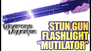 250 Million V Stun Gun Baton - MUTILATE 'EM! #weaponsuniverse