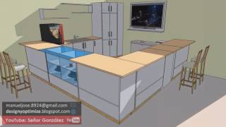 Diseño de Muebles en SketchUp Fotorrealismo