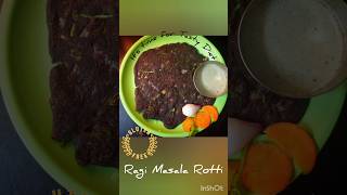 Morning Breakfast for Diabetic Patients - Ragi Masala Rotti #shorts # trending #glutenfree #diet