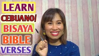 Vlog3| LEARN CEBUANO/BISAYA BIBLE VERSES with ENGLISH TRANSLATION by Gini PB | Usapang Bisdak