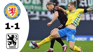 Eintracht Braunschweig 1-1 Preußen Münster Highlights | Bundesliga 2024/2025