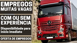 🚛 [170 VAGAS] SEM EXPERIÊNCIA E COM EXPERIÊNCIA | VAGAS PARA MOTORISTA 2024