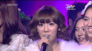 091225 - Girls' Generation 少女時代 - Music Bank Ending - Gee vs Sorry, Sorry vs I Don't Care