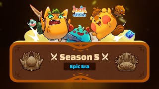 Axie Infinity: Origins Leaderboard | Season 5 Epic Era | Egg to Boar Ranking Journey as a New Player