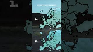 Which map is better? #mapping #geography