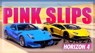 PINK SLIP DRAG RACING IN FORZA HORIZON 4?