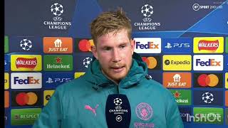 Kevin De Bruyne Post Match Interview | Manchester City vs Atletico Madrid 1-0 UCL 2022