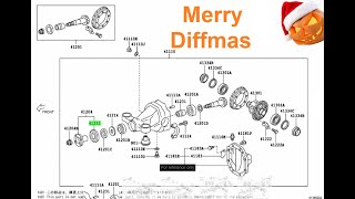 backlash adjustment of repaired m85 torsen differential from lexus is300 2001 2005