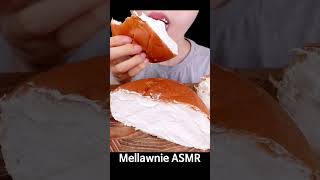 ASMR MUKBANG｜MILK WHIPPED CREAM BREAD 연세우유 생크림빵 먹방 #shorts