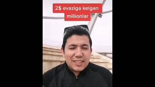 2 dollar evaziga milionlar