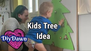 Tree Craft | Kids Tree idea | Vlogmas 2020 | Diy Dawn