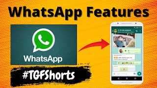 WhatsApp का बेस्ट Features😱 #tgfshorts #techgodfather 🔥🔥🔥