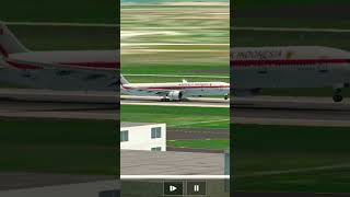 Republik Indonesia Landing B777-300ER #realflighsimulator #shorts