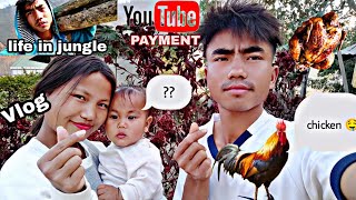 Life in Jungle Upa HinKho village life couple lifestyle Vlog🤤