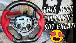 HOW TO INSTALL CARBON FIBER STEERING WHEEL & PADDLE SHIFTERS ON R35 NISSAN GT-R| Best Interior Mod!