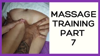 Massage training part 7. Sacrum and buttocks massage