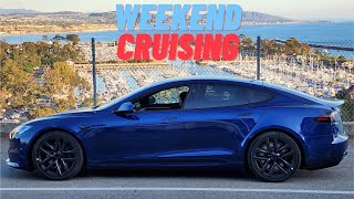 Weekend cruising with Model S & 640i BMW.