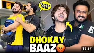 Nadeem Nani waly ne dhoka de diya 🥹Haider ne Flight miss krwa Di ✈️