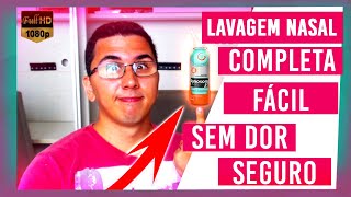 Como fazer Lavagem nasal com RINOSORO:Para SINUSITE e RINITE