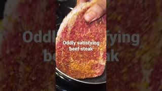 #shorts Oddly satisfying beef steak | KT Food Review