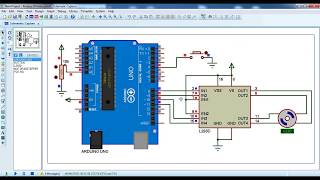 Arduino bipolar stepper motor control - Proteus simulation