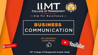 Business Communication | IIMT College of Management, Greater Noida