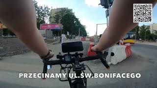 od AL WILANOWSKIEJ POPRZEZ SOBIESKIEGO AŻ DO AL.SIKORSKIEGO ROWEROWE TRASY WARSAW TOUR 4K POV